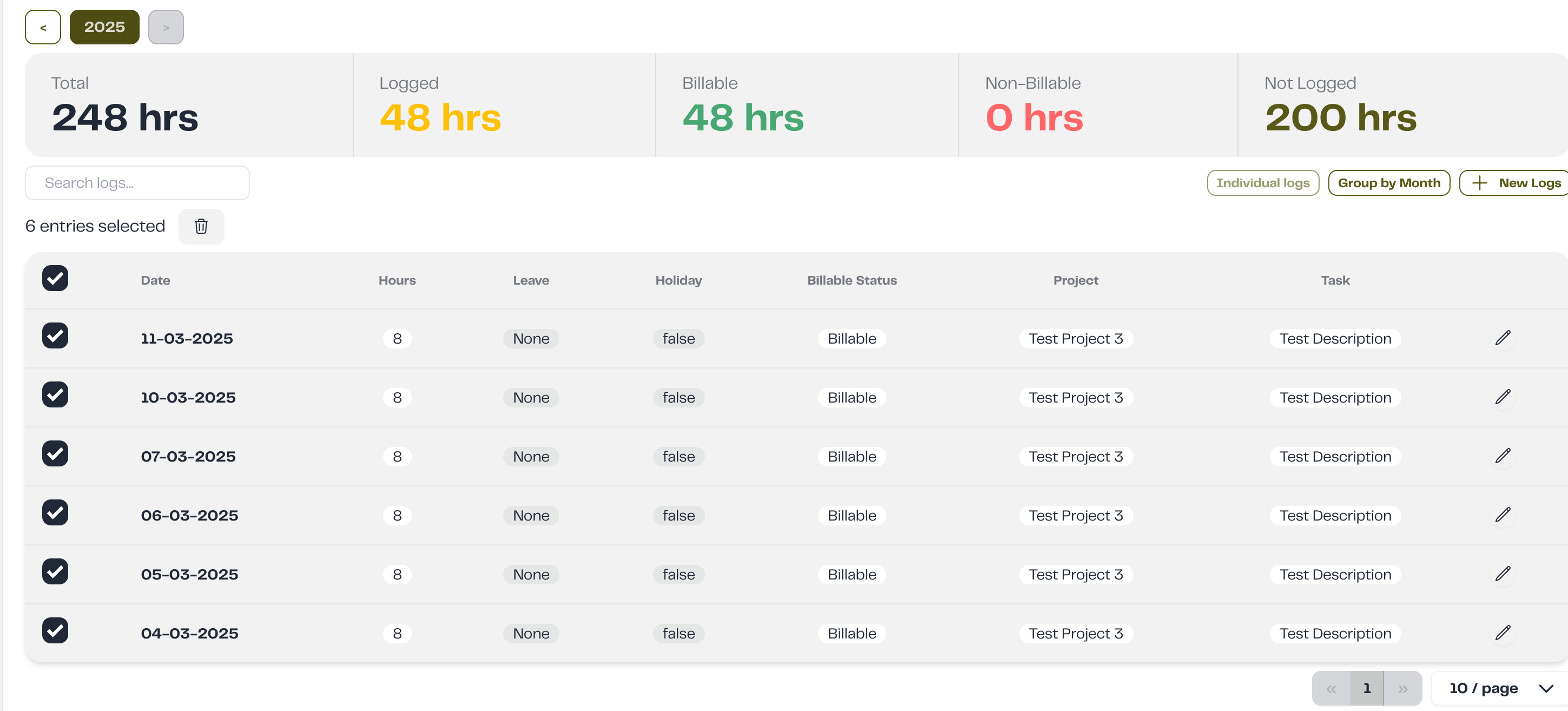 Bulk Delete Projects